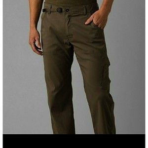 Prana Breathe Hiking Men's Pants LargeX 32L Brown